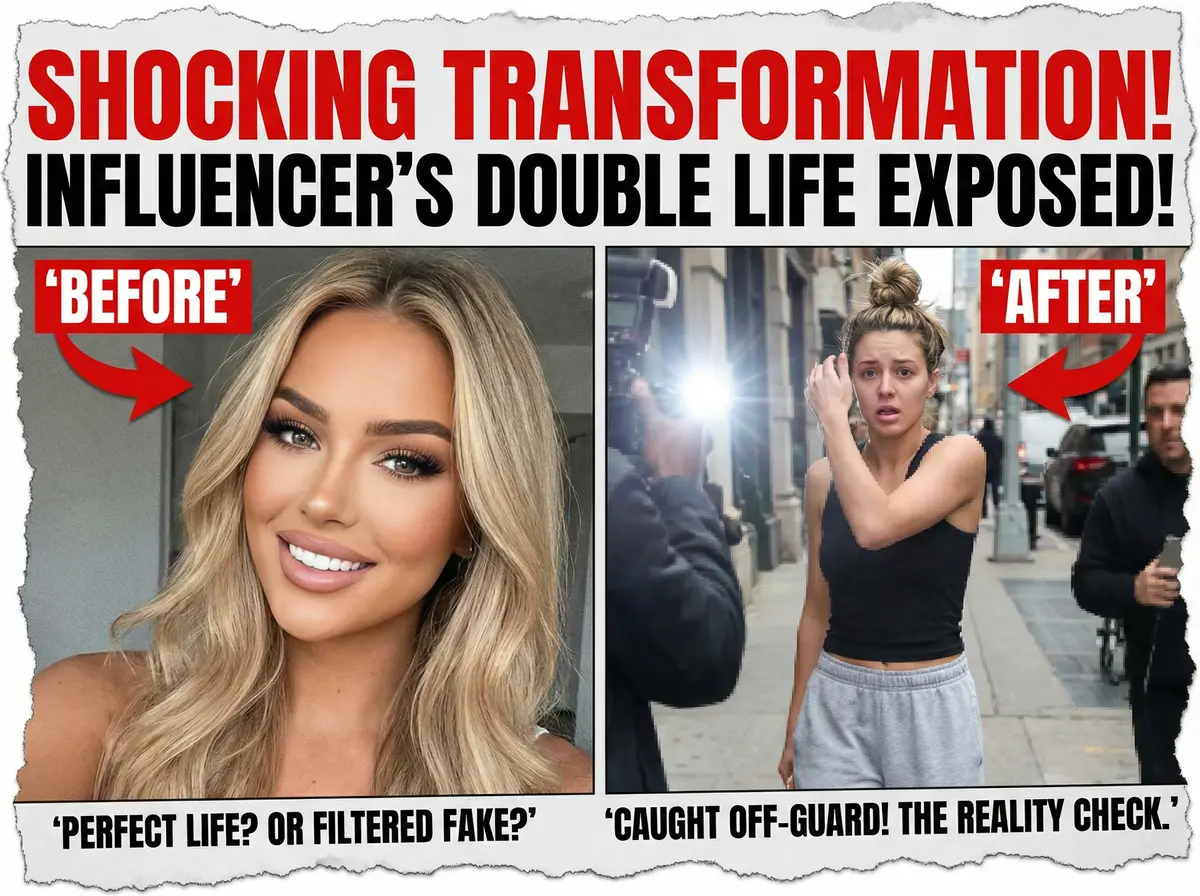 网红滤镜前后对比翻车现场